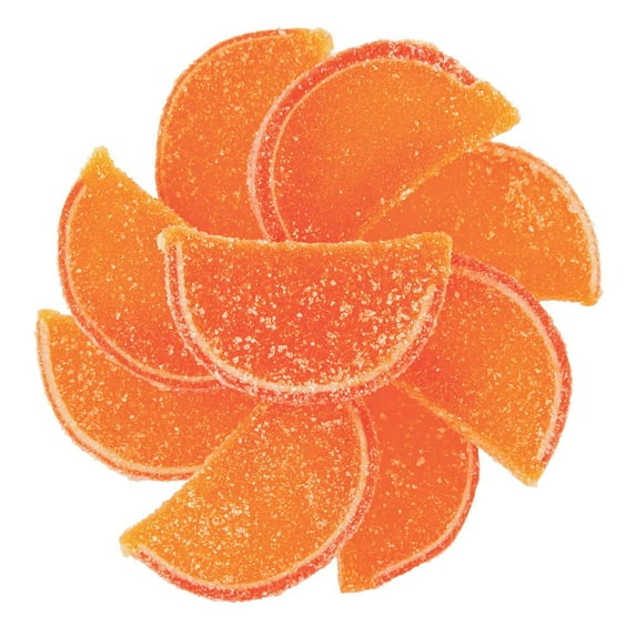 NY SPICE SHOP Sour Peach Jelly Fruit Slices - Jelly Fruit Slices - 1 Pound - Jelly Slices Candy