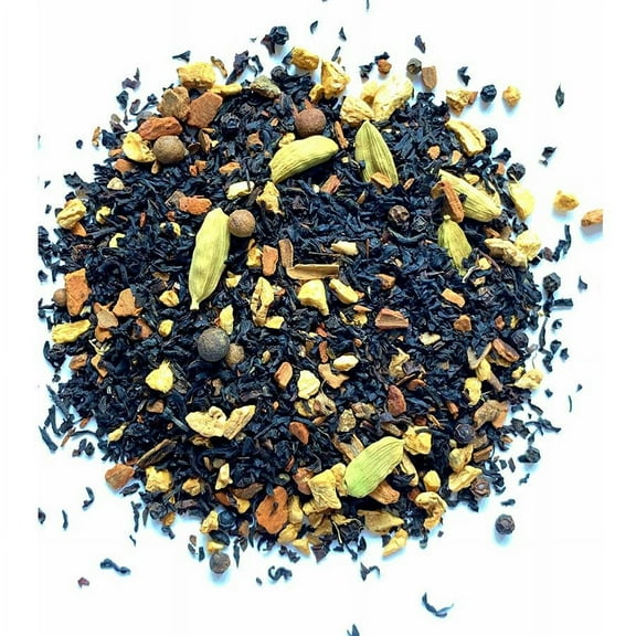 NY SPICE SHOP Spiced Masala Chai Tea - 08 Ounces - Chai Black Tea Loose Leaf - High Caffeine