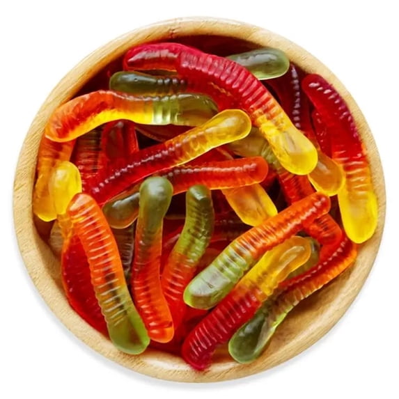 NY SPICE SHOP Sugar Free Gummy Worms Candy - 1 Pound - Colorful Sugar Free Gummy Worms
