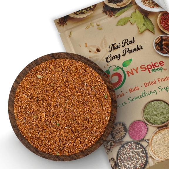 NY SPICE SHOP Thai Red Curry Powder - Thai Cuisine - Medium-Hot Blend - 3 lbs.