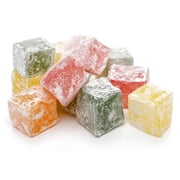 NY SPICE SHOP Turkish Delight Fruit Flavors - 1 Pack - Authentic Turkish Lokum Assortment - Classic Soft Confection Cubes - Assorted Fruit-Flavored Candy - Fruit Flavored Delight