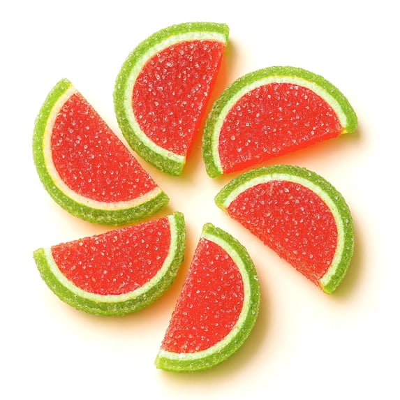 NY SPICE SHOP Watermelon Jelly Fruit Slices - 8 Ounce - Jelly Fruit Slices - Jelly Slices Candy