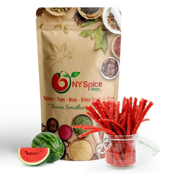 NY SPICE SHOP Watermelon Licorice Twists - 3 Pound - Licorice Candy - Red Candy - Candy Licorice - Licorice Ropes - Straw Candy