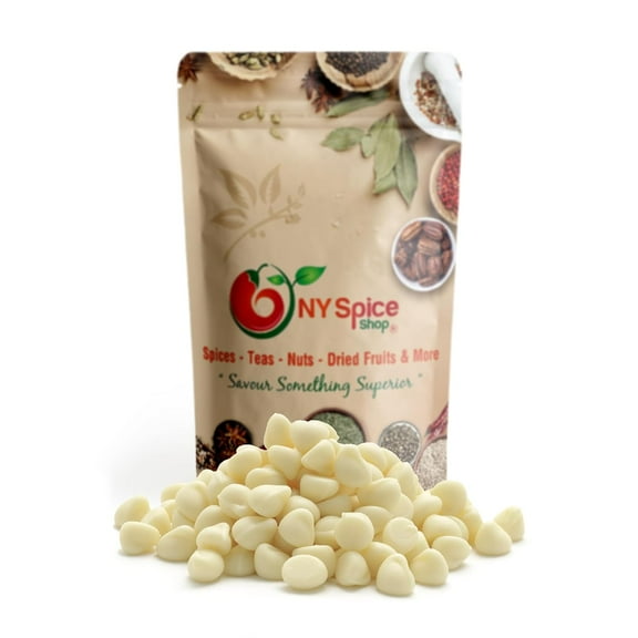 NY SPICE SHOP White Chocolate Chips - 08 Ounce - White Baking Chips - Mini Chips - Baking Chips
