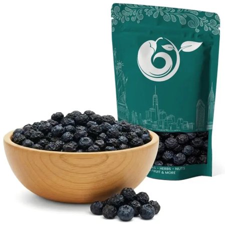 NY SPICE SHOP Whole Dried Blueberries - 1 Pound - Dried Whole Blueberries - Sweet Blueberry Treats - Dried Blueberries Snacks Bite- Vibrant Whole berries Treats for Toppings, Mixes & Everyday Use