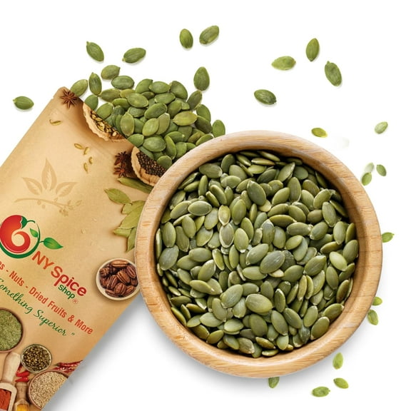NY SPICE SHOP Whole Raw Shelled Pumpkin Seeds  1 Pound Raw Shelled Pepitas (Pumpkin) - Raw Pumpkin Seeds