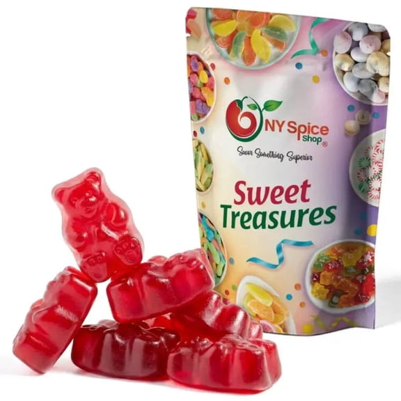 NY SPICE SHOP Wild Cherry Gummy Bears - 3 Pound - Gummy Cherry Bears - Gummies Bears Candy - Gummies Fruit Snacks - Gummi Bears Gift For All Occasions