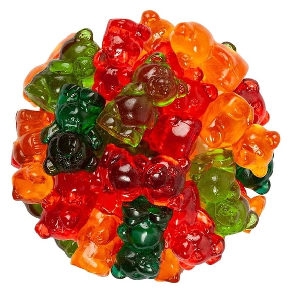 NY Spice Shop 3D Gummy Chubby Bears - 5 Pound - Jelly Filled Gummies Candy - Jelly Filled Gummy Bear - Plump Gummie Bear - Crystal Candy Bulk