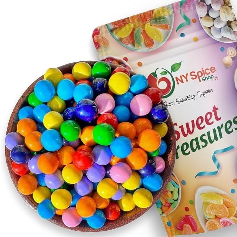 NY Spice Shop Sugar Coated Assorted Sixlets - 1 Pound - Chocolate