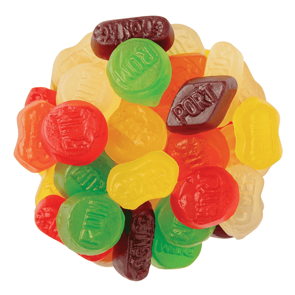 NY SPICE SHOP Assorted Wine Gums Candy - 08 Ounce - Fruit Wine Gums - Mixed Wine Gums - Traditional Wine Gums - Assorted Fruit Gums - Chewy Fruit Wine Gums - Colorful Mixed Candy