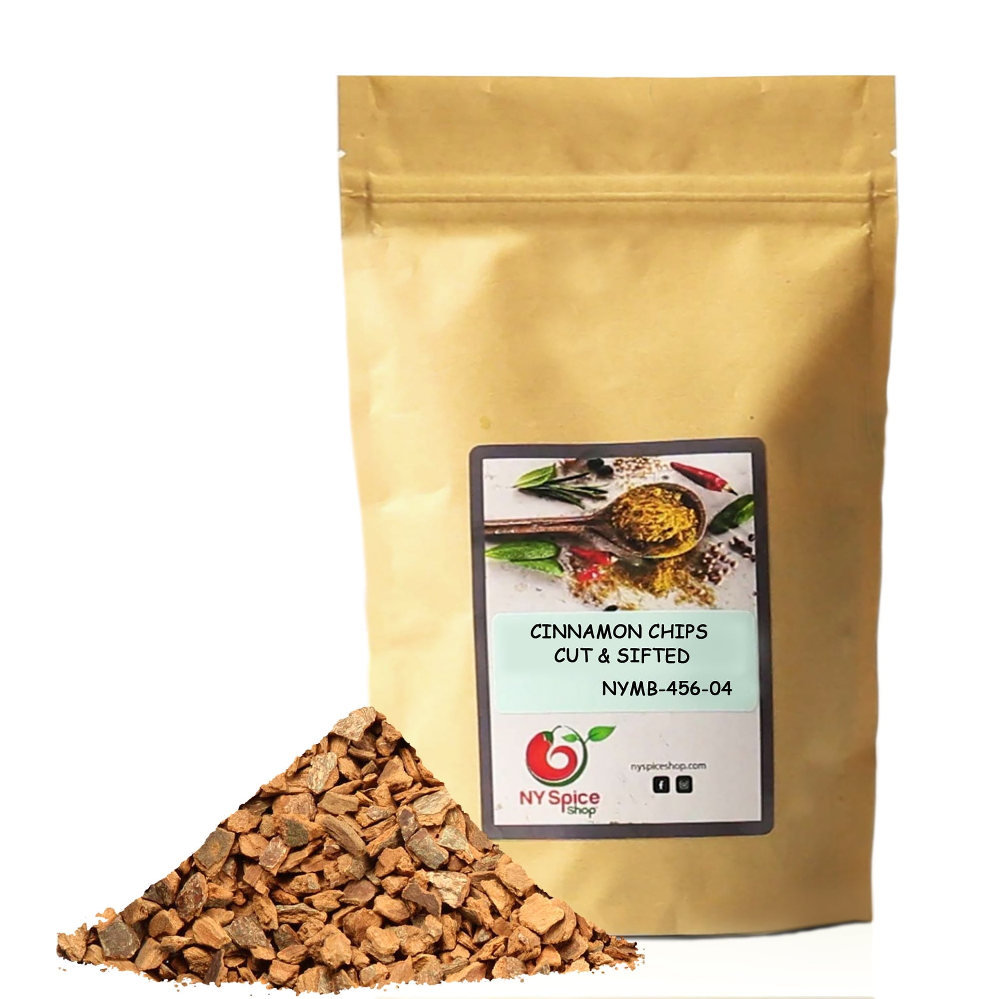 NY Spice Shop Cinnamon Chips - 1 Pound - Cut & Sifted