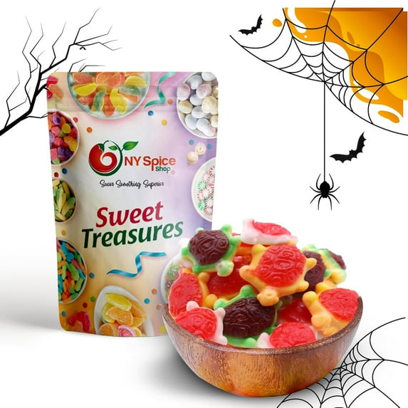NY Spice Shop Gummy Filled Turtles - 3 Pound - Gummy Candies - Gummy Candy - Movie Snacks - Candy Gummies