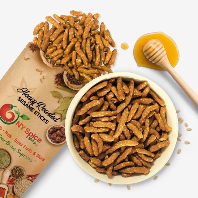 NY Spice Shop Honey Roasted Sesame Sticks 5 Pound Honey Sticks