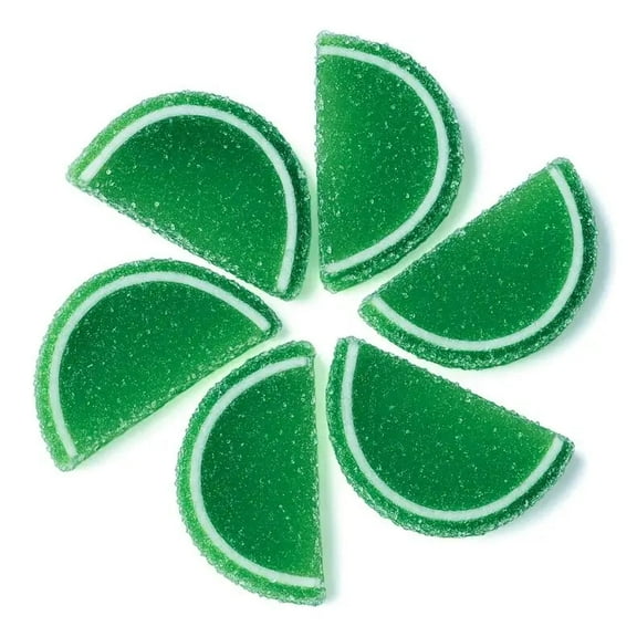 NY Spice Shop Lime Jelly Fruit Slices - 3 Pound - Fruit Slices Candy - Candy Fruit Slices