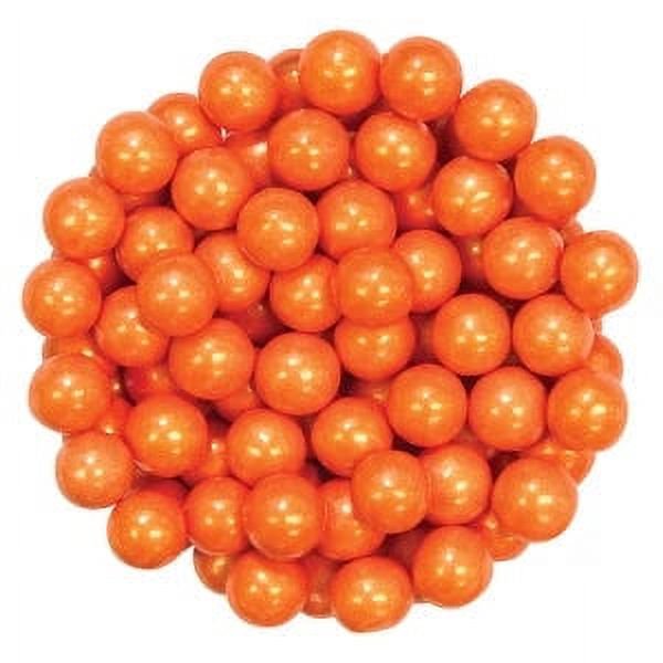 NY Spice Shop Orange Shimmer Sixlets 1 Pound Sixlets Candy