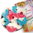 thumbnail image 1 of NY SPICE SHOP Red, White, and Blue Gummy Rings - 3 Pound - Red, White, and Blue Candy - 4th of July Candy - Patriotic Candy - Memorial Day Candy, 1 of 7