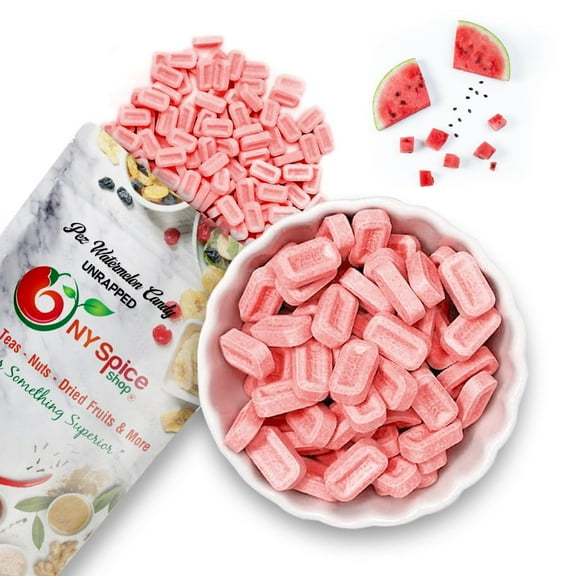 NY Spice Shop Sour PEZ Watermelon Candy Unwrapped - 08 Ounce