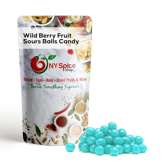 NY Spice Shop Wild Berry Sour Balls- 1 Pound - Healthy Snacks - Bulk Candy Balls - Assorted Candy Sour Balls