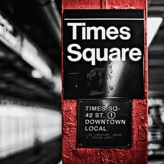 NY Subway Border II Poster Print by Susan Bryant