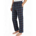 thumbnail image 1 of NY Threads Mens Flannel Pajama Pants with Pockets Soft Cotton Sleepwear Lounge PJ Bottoms, XX-Large, Black/Navy, 1 of 7