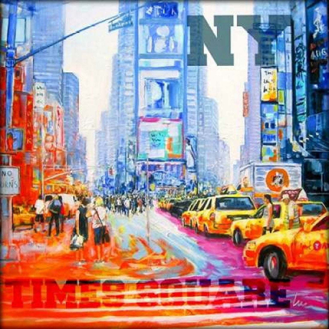 NY  Times Square Canvas Art - Luc (24 x 24)
