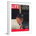 thumbnail image 1 of Art.com NY Yankee Slugger Mickey Mantle, June 25, 1956 Photographic Print, White Frame Wall Art, 23" x 29", 1 of 5