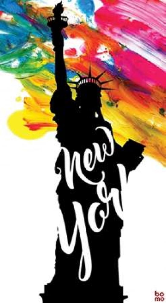 NY2 Canvas Art - BoMo (24 x 48)