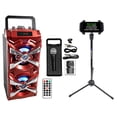 thumbnail image 1 of NYC Acoustics Bluetooth Karaoke Machine System w/LED's+Microphone+Remote+Stand, 1 of 27