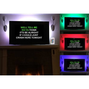 NYC Acoustics USB RGB LED Light Strip to Backlight Your TV For Home Karaoke