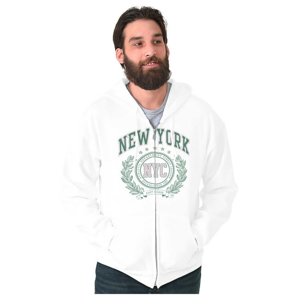 NYC Athletic Department League Zip Up Hoodie Men's Women's Brisco Brands S