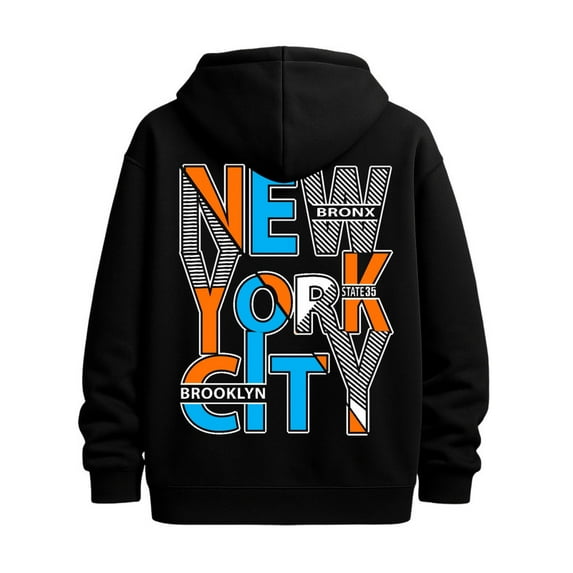 NYC Bronx Brooklyn funny hoodies new year men hoodies black Warm, suitable for casual wear, perfect for outdoor activities winter Christmas funny Retro Unisex Shirt Printed tshirts