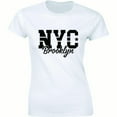 thumbnail image 1 of NYC Brooklyn Star Printed Graphic Top Street Fresh USA Cool New York T-Shirt, 1 of 4