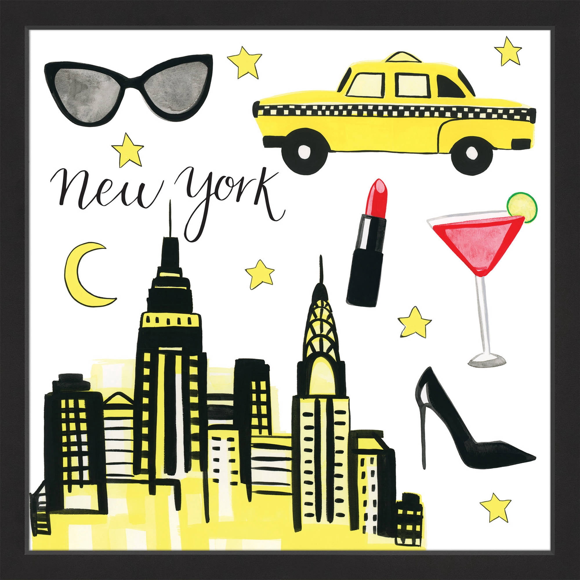 "NYC Chic" Framed Painting Print