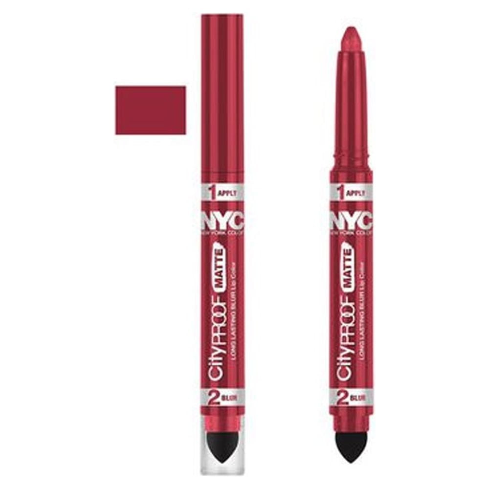 Photo of tube of NYC City Proof Matte Blur Lip Color