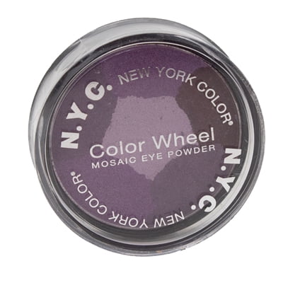 NYC Color Wheel Mosaic Eye Powder, Purple Rain .08oz