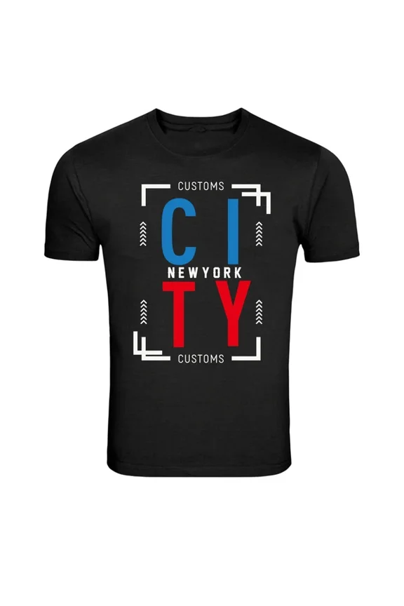 NYC Customs New York Street Style Graphic Design Everyday T-Shirt