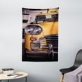 thumbnail image 1 of NYC Decor Wall Hanging Tapestry, Picture of Antique Yellow Taxi Historical Element of Old NYC Nostalgia Vintage Cab Theme, Bedroom Living Room Dorm Accessories, 40 X 60 Inches, by Ambesonne, 1 of 5