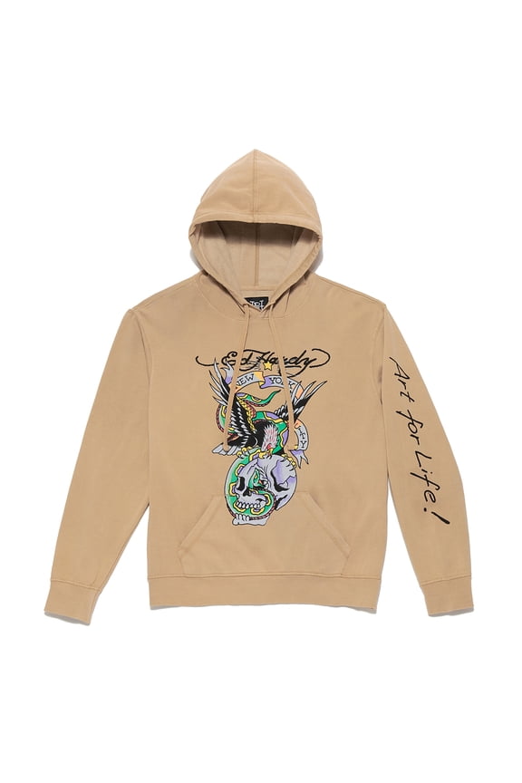 NYC EAGLE SKULL HOODIE