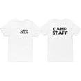 thumbnail image 1 of NYC FACTORY Men's Camp Staff Tee NR, Chest & Back, White, M, 1 of 2