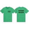 thumbnail image 1 of NYC FACTORY Men's Event Staff Tee NR, Chest & Back, Heather Green, 4XL, 1 of 1
