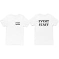 thumbnail image 1 of NYC FACTORY Men's Event Staff Tee NR, Chest & Back, White, 2XL, 1 of 1