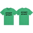 thumbnail image 1 of NYC FACTORY Men's Event Staff Tee NR, Front & Back, Heather Green, 5XL, 1 of 1