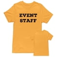 thumbnail image 1 of NYC FACTORY Men's Event Staff Tee NR, Front Only, Gold, 3XL, 1 of 1