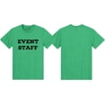 thumbnail image 1 of NYC FACTORY Men's Event Staff Tee NR, Front Only, Heather Green, 4XL, 1 of 1