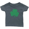 thumbnail image 1 of NYC FACTORY Screen Printed Distressed Shamrock Baby T-Shirt Infant Boys Charcoal Green Tee 12m, 1 of 1