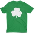 thumbnail image 1 of NYC FACTORY USA Screen Printed Shamrock Youth T-Shirt Distressed Tee Kids Irish Green, 1 of 2