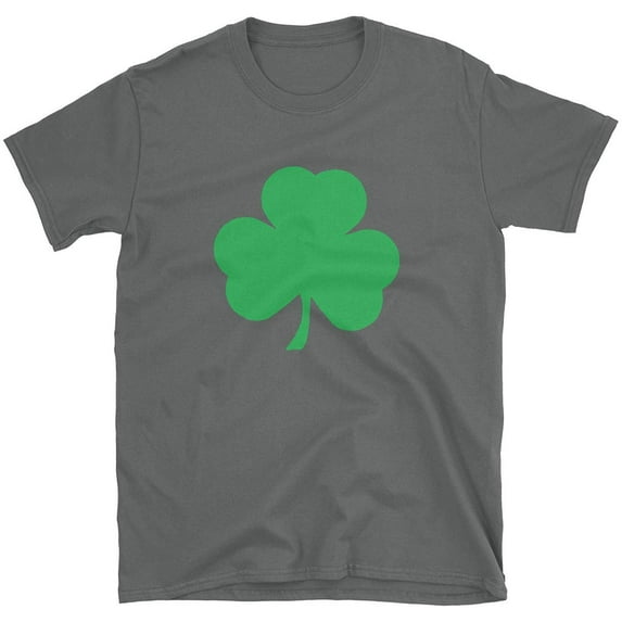 NYC FACTORY USA Screen Printed Shamrock Youth T-Shirt Distressed Tee Kids Irish Green