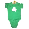 thumbnail image 1 of NYC Factory Irish Infant Screen Printed Shamrock Baby Bodysuit Newborn 0m, 1 of 1