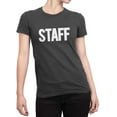 thumbnail image 1 of NYC Factory Ladies Staff Tee's Front & Back Screen-Print Regular US Sizing, 1 of 2