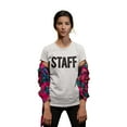 thumbnail image 1 of NYC Factory Ladies Staff Tee's Front & Back Screen-Print Regular US Sizing, 1 of 2